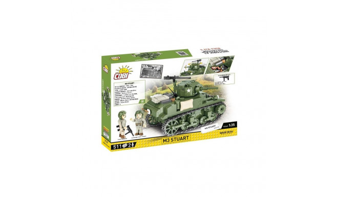 m3 stuart 511 klotsiga klotsid