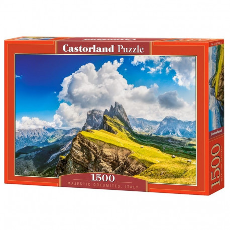 Puzzle 1500 elementów majestatyczne dolomity włochy