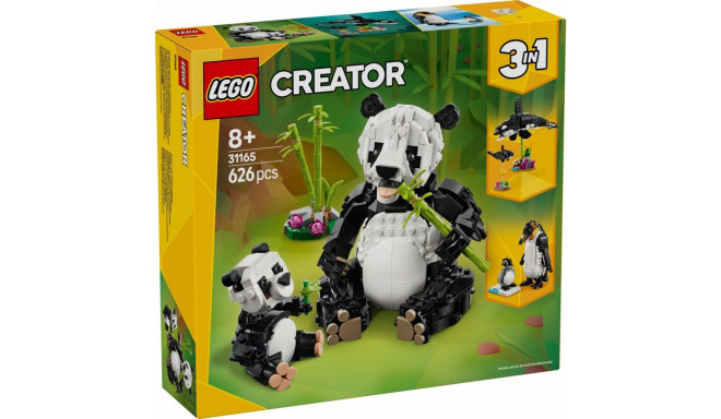 Klocki creator 31165 dzikie zwierzÄta: rodzina pand