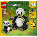 Klocki creator 31165 dzikie zwierzęta: rodzina pand