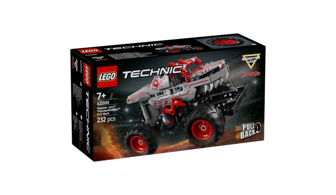 technic 42200 monster jam thunderroarus tagasikeritava mehhanismiga klotsid