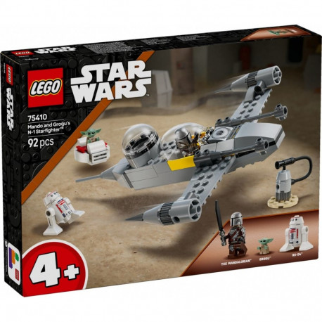 Klocki star wars 75410 myśliwiec n-1 mando i grogu