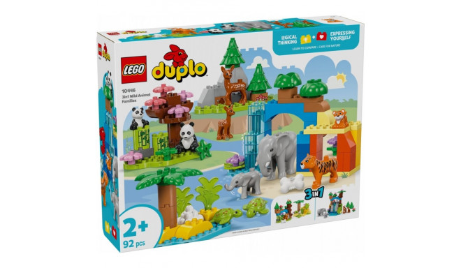 Duplo 10446 3-ühes metsloomade pere klotsid