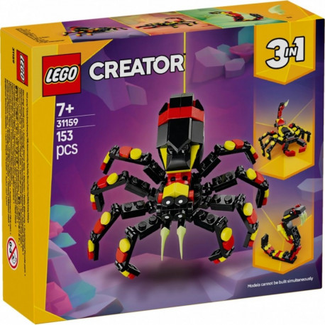 Klocki creator 31159 dzikie zwierzęta: niezwykły pająk
