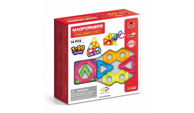 Klocki magnetyczne challenger 14 elementów