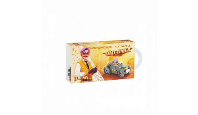 Klocki mini waffle 50-osaline võidusõiduauto hall