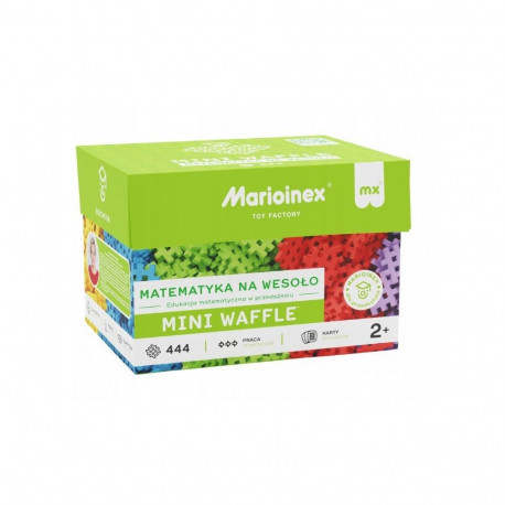 Klocki waffle mini - matematyka na wesoło 444 elementów