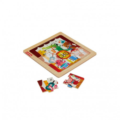 Puzzle drewniane, zwierzątka