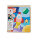 Puzzle drewniane 42 elementy kosmos