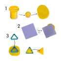 Zestaw plastusiowe zabawy - geometryczne kształty
