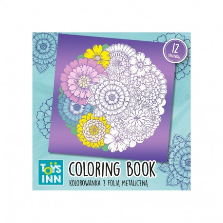 Metallikvärvi värviraamat roosa roheline