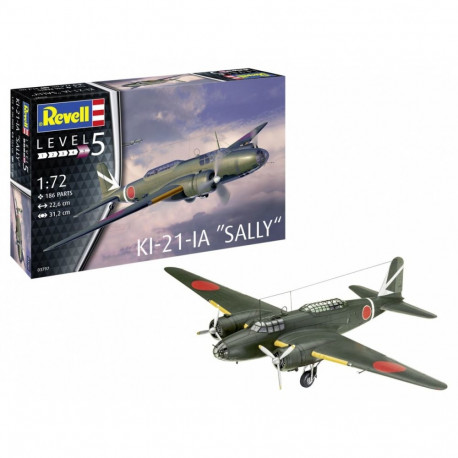 Model plastikowy ki-21-la sally 1/72