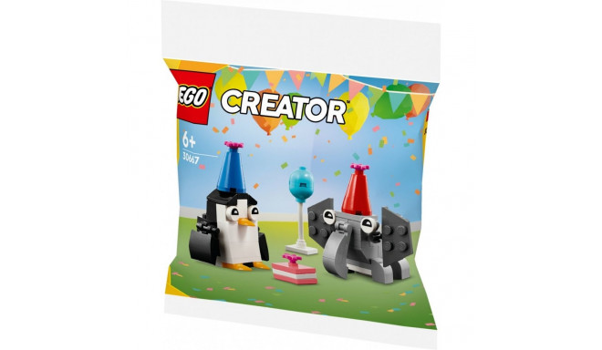 creator 30667 loomadega sünnipäevapeo klotsid