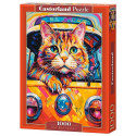 Puzzle 1000 elementów cat bus travel