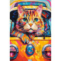 Puzzle 1000 elementów cat bus travel