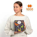 Puzzle 1000 tükki puzzlove ööliblikad