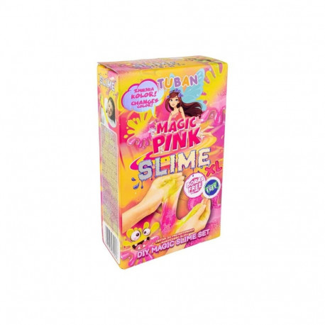 Zestaw slime diy magic pink xl