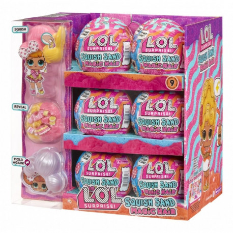 L.o.l. kineetiline liiv tots väljapanek 12 tükki