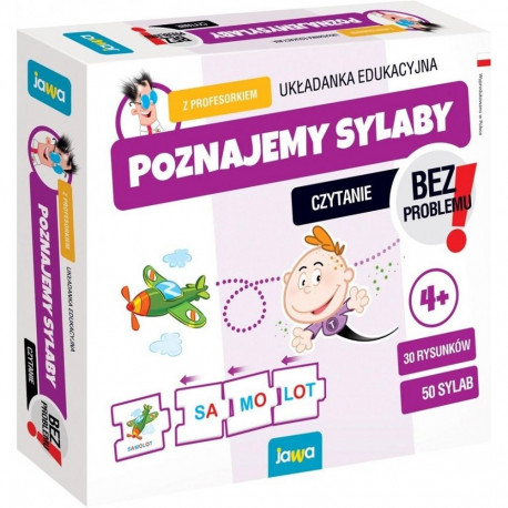 Gra poznajemy sylaby z profesorkien