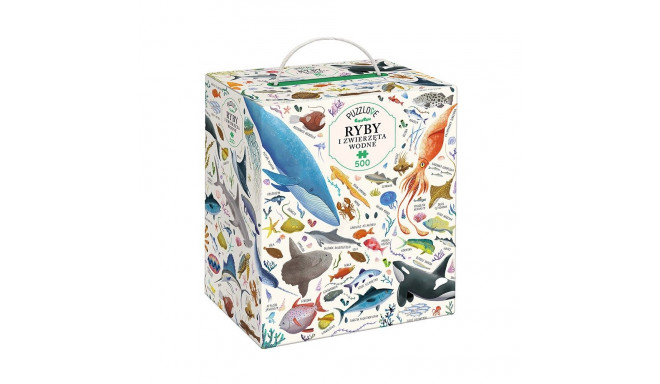 Puzzle puzzlove kalad ja vee-elajad 500 elementi