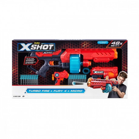 Wyrzutnia excel combo pack turbo fire + fury 4 + micro