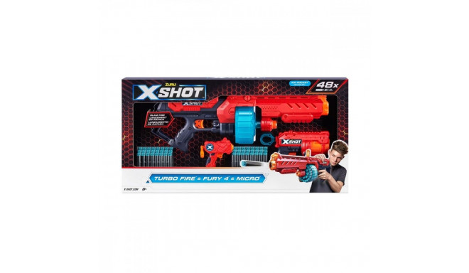 Wyrzutnia excel combo komplekt turbo fire + fury 4 + micro