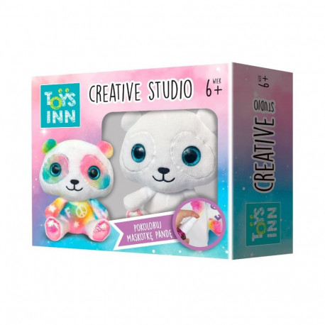 Zestaw kreatywny creative studio panda maskotka do kolorowania