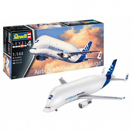 Model plastikowy samolot airbus a300-600st beluga 1/144