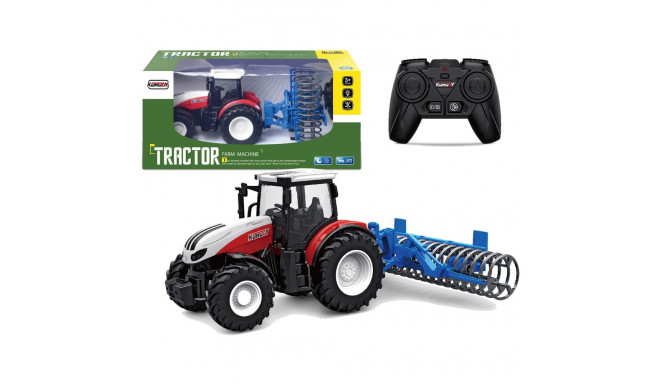 Traktor kaugjuhitav põllurull 2,4 G kummist rattad