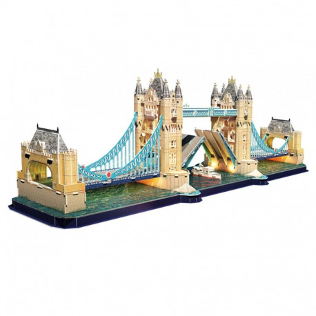 3D-pusle Tower Bridge LED-valgustusega