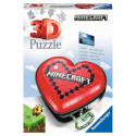 Puzzle 3d 54 elementy minecraft serce