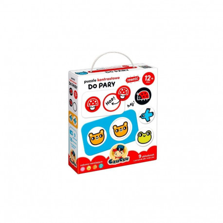 Puzzle kontrastowe - do pary