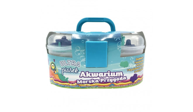 Ultra piasek - walizka morskie Życie 6 foremek + 2 narzędzia