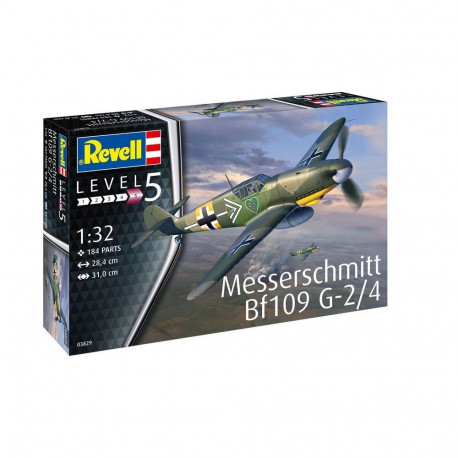 Model plastikowy messerschmitt bf 109g-2/4 1/32
