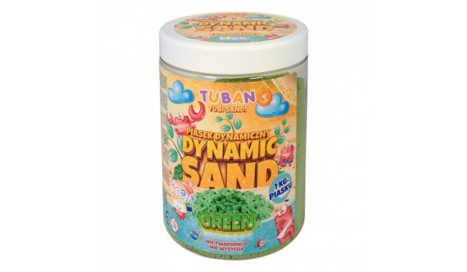 Piasek dynamiczny 1kg zielony