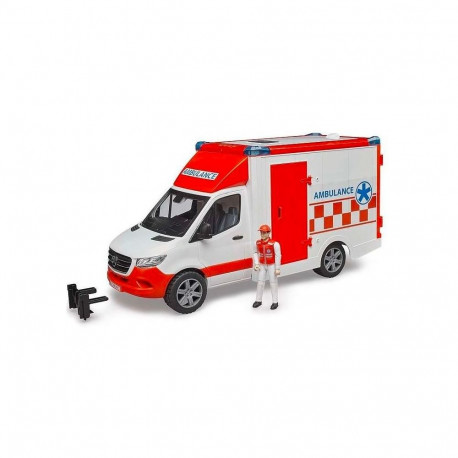 Mercedes-Benz Sprinter kiirabi sõiduk figuuriga ja mooduliga