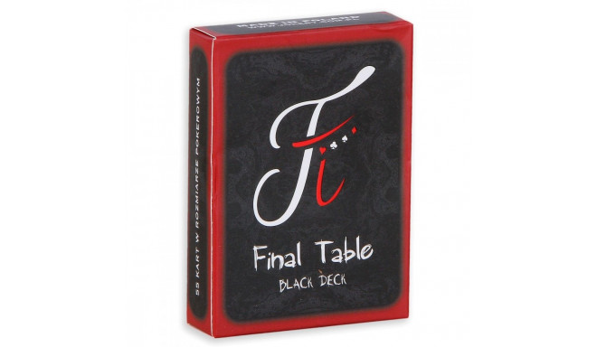 Karty final table- black deck