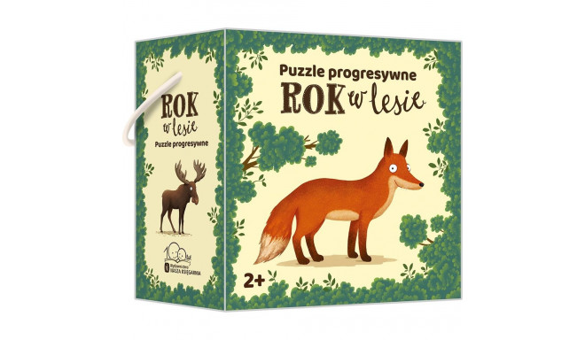 Puzzle progresywne rok w lesie