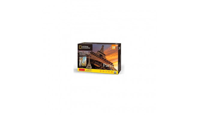 3D pusle National Geographic Pariis Eiffeli torn 80 elementi