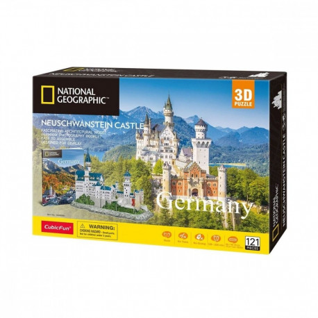Puzzle 3d zamek neuschwanstein national geographic