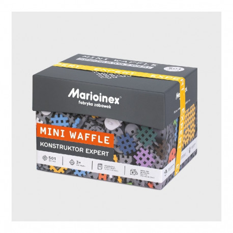 Klocki mini waffle konstruktor expert 501 elementów