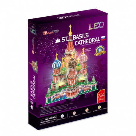 3D LED pusle Püha Vassili katedraal