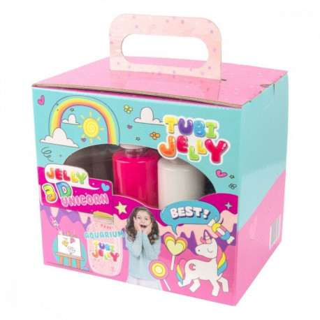 Tubi jelly komplekt 6 värvi väike akvaarium ükssarvik