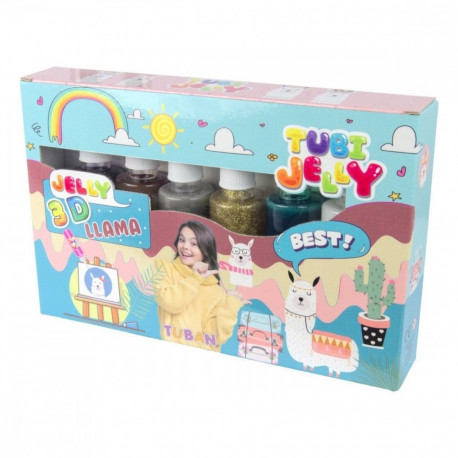Zestaw tubi jelly 6 kolorĂłw - lama
