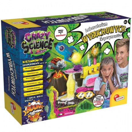 Crazy Science teaduskomplekt plahvatuslike eksperimentide laboratoorium