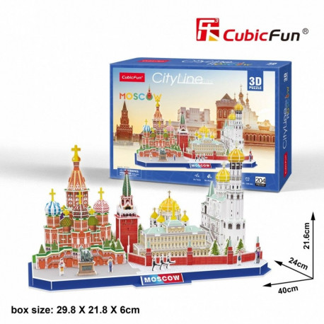 3D pusle city line Moskva