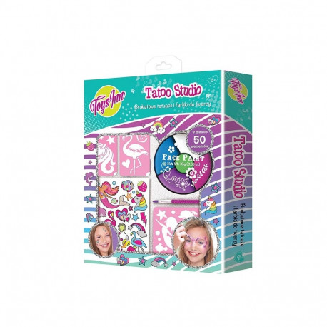 Näomaali ja tätoveeringuvärvide komplekt