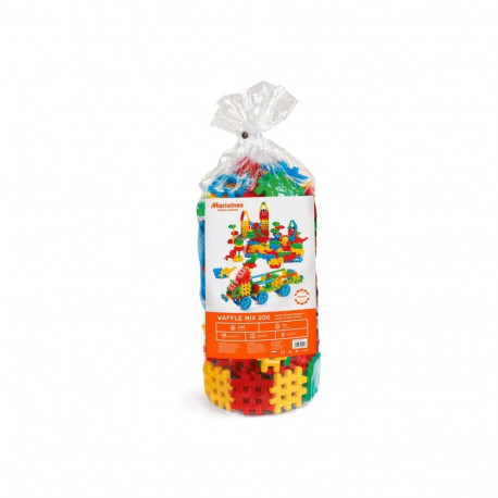 Klocki konstrukcyjne waffle mix 200 worek