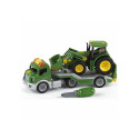 Traktor John Deere kokkupandav treileril