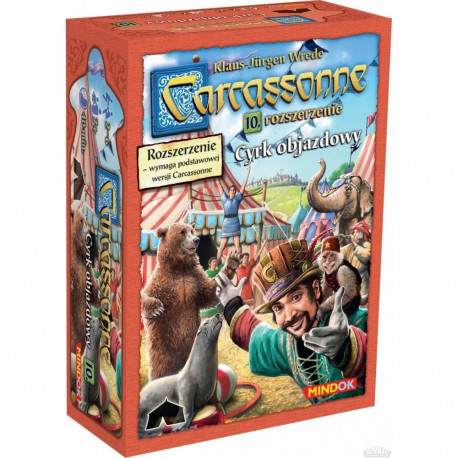 Gra carcassonne pl 10. cyrk objazdowy, edycja 2